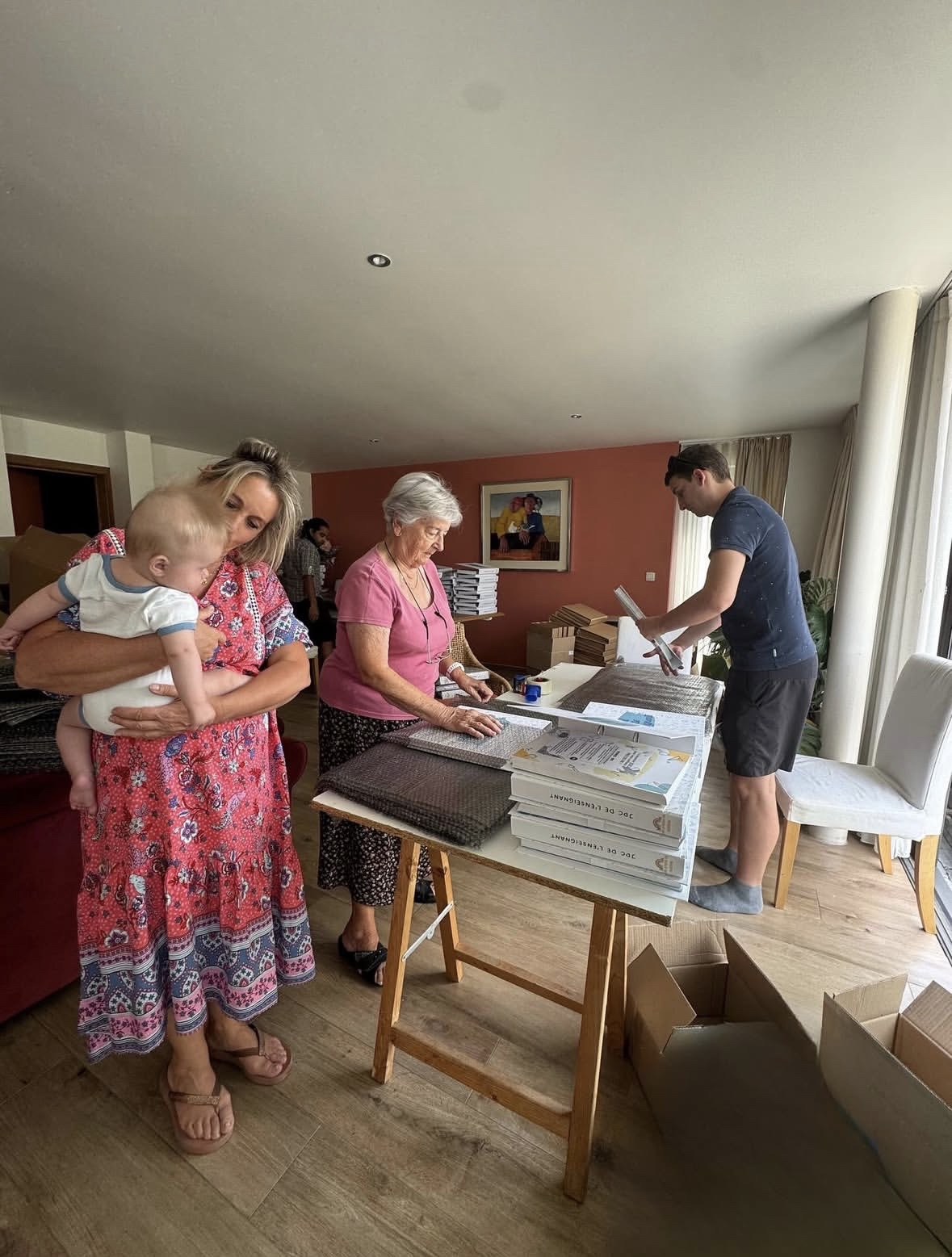 Pr&eacute;paration des commandes en famille